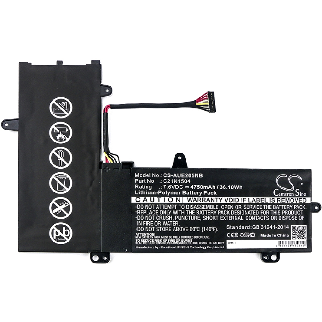 Battery Replaces C21N1504