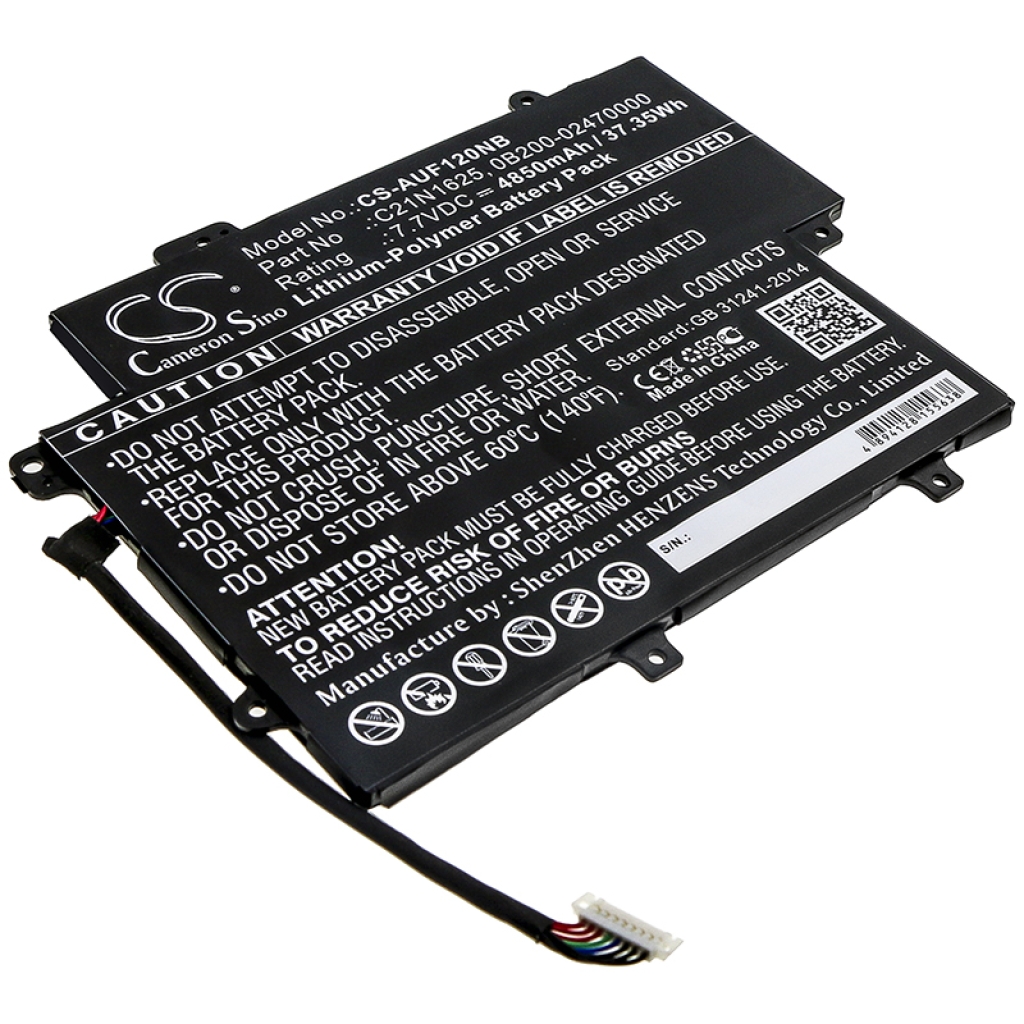 Batterier Ersätter VivoBook Flip 12 TP203NA-BP025T