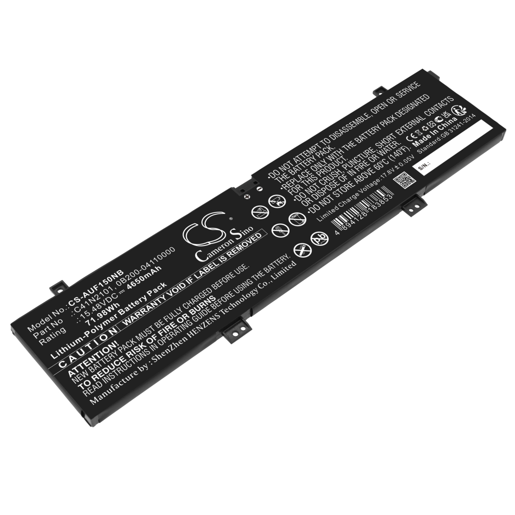 Batterier Ersätter ZenBook Pro 14 Duo OLED UX8402ZE-M3026X