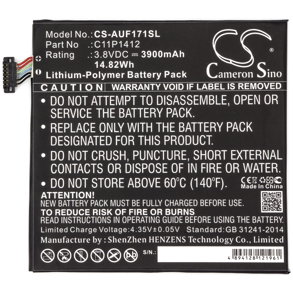 Battery Replaces C11P1412