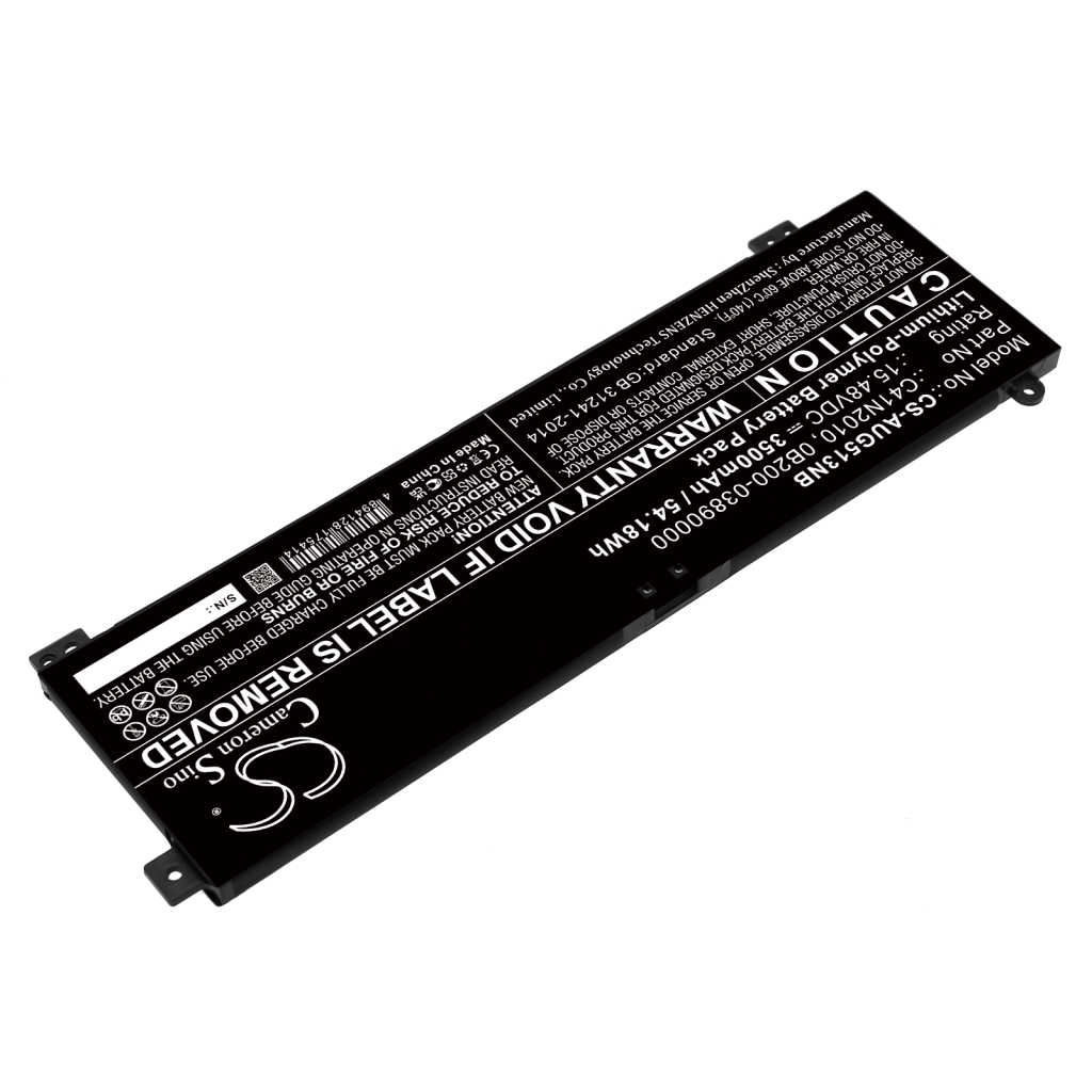 Batterier Ersätter ROG Strix G17 G713QE-HX009T