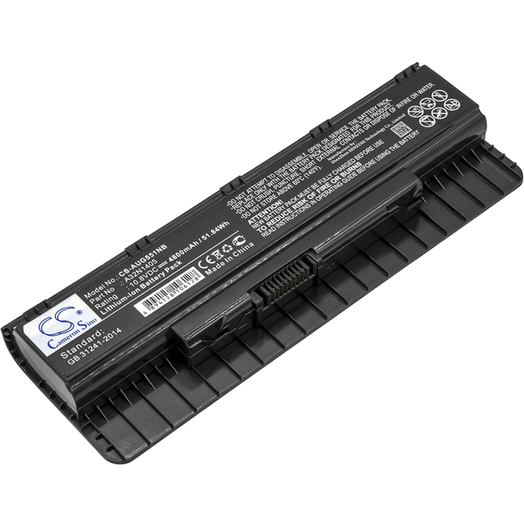 Batterier Ersätter ROG G551JX-DM321D