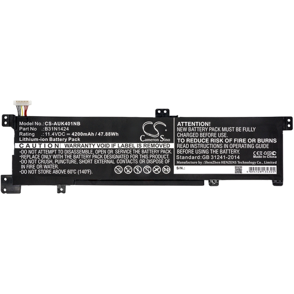 Battery Replaces B31N1424