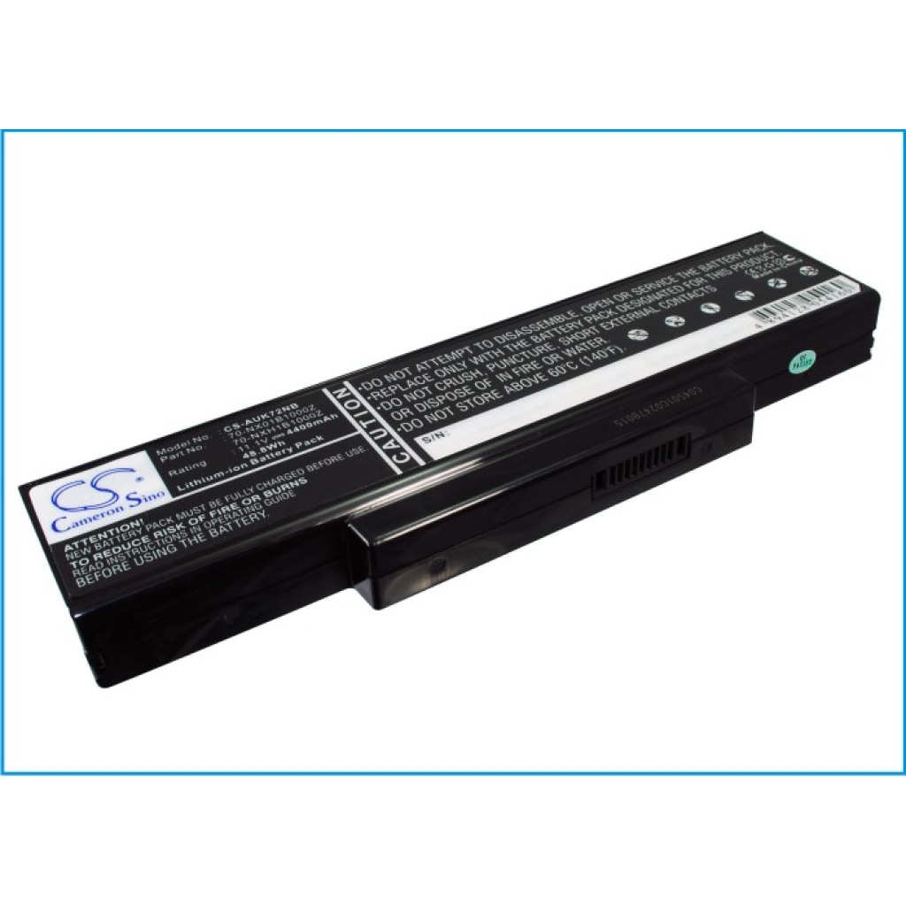 Notebook battery Asus K72JK