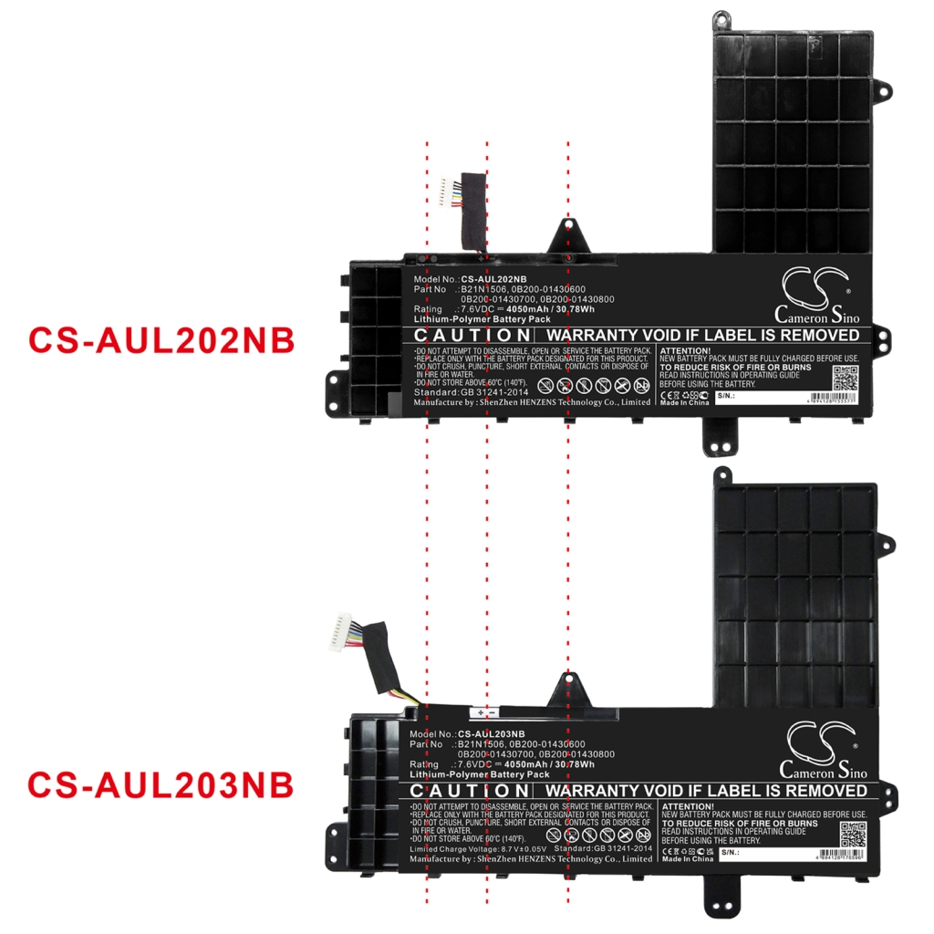 Notebook battery Asus E502NA-GO047T