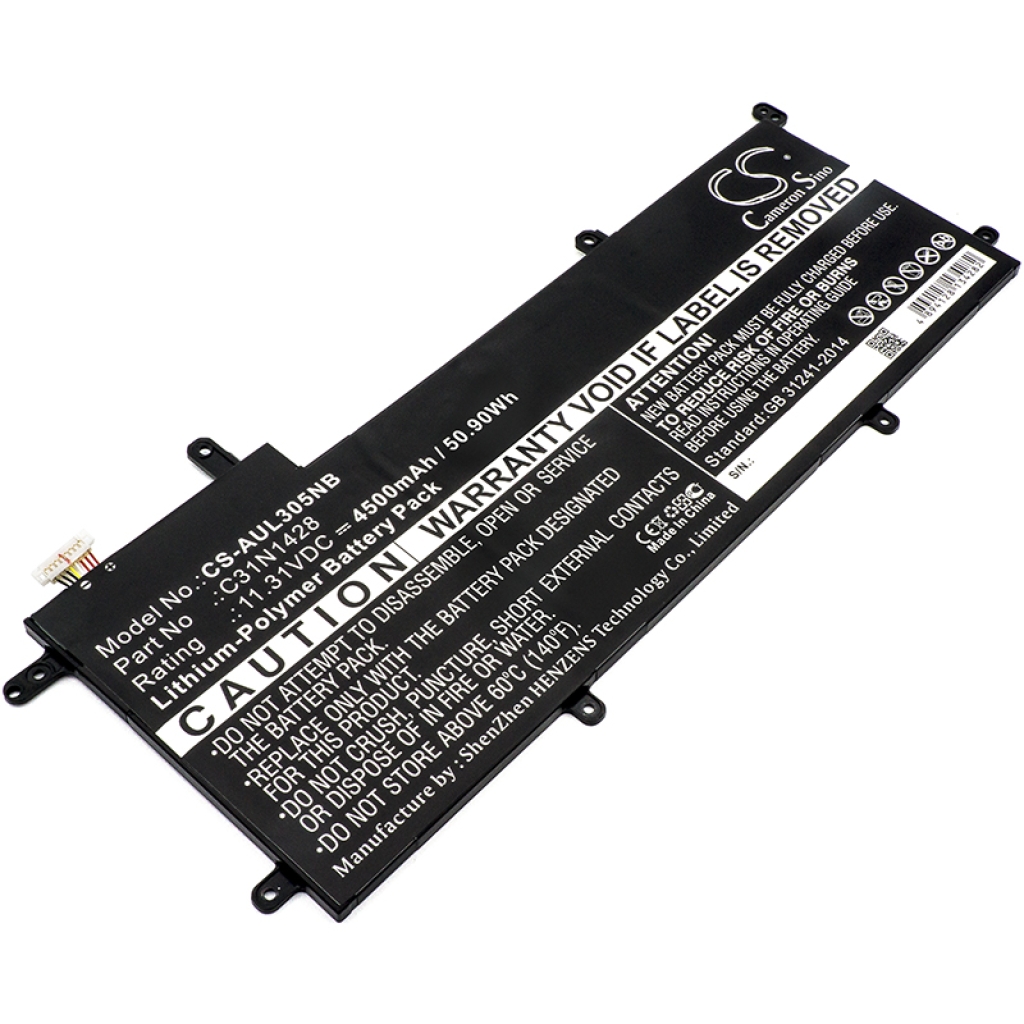 Batterier Ersätter Zenbook UX305UA-FC001T