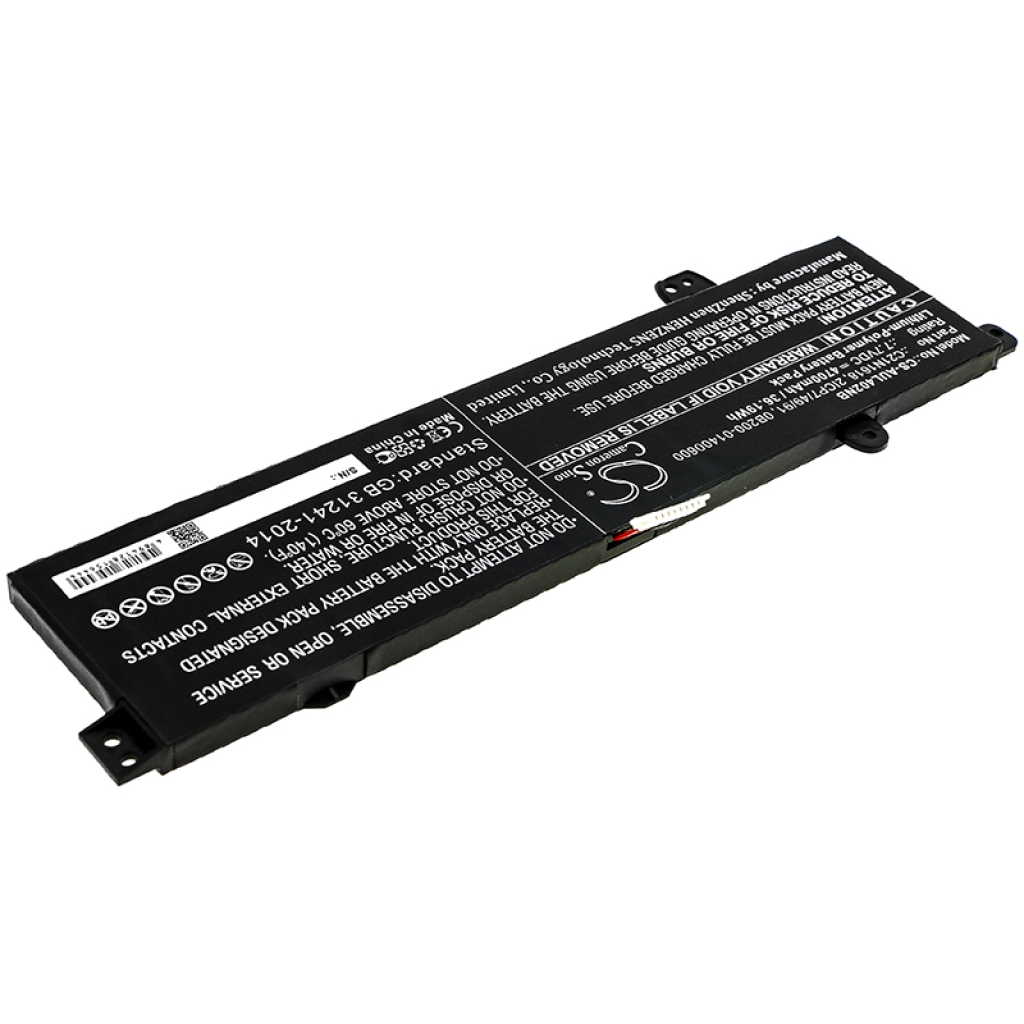 Batterier Ersätter VivoBook R417BA-FA107T