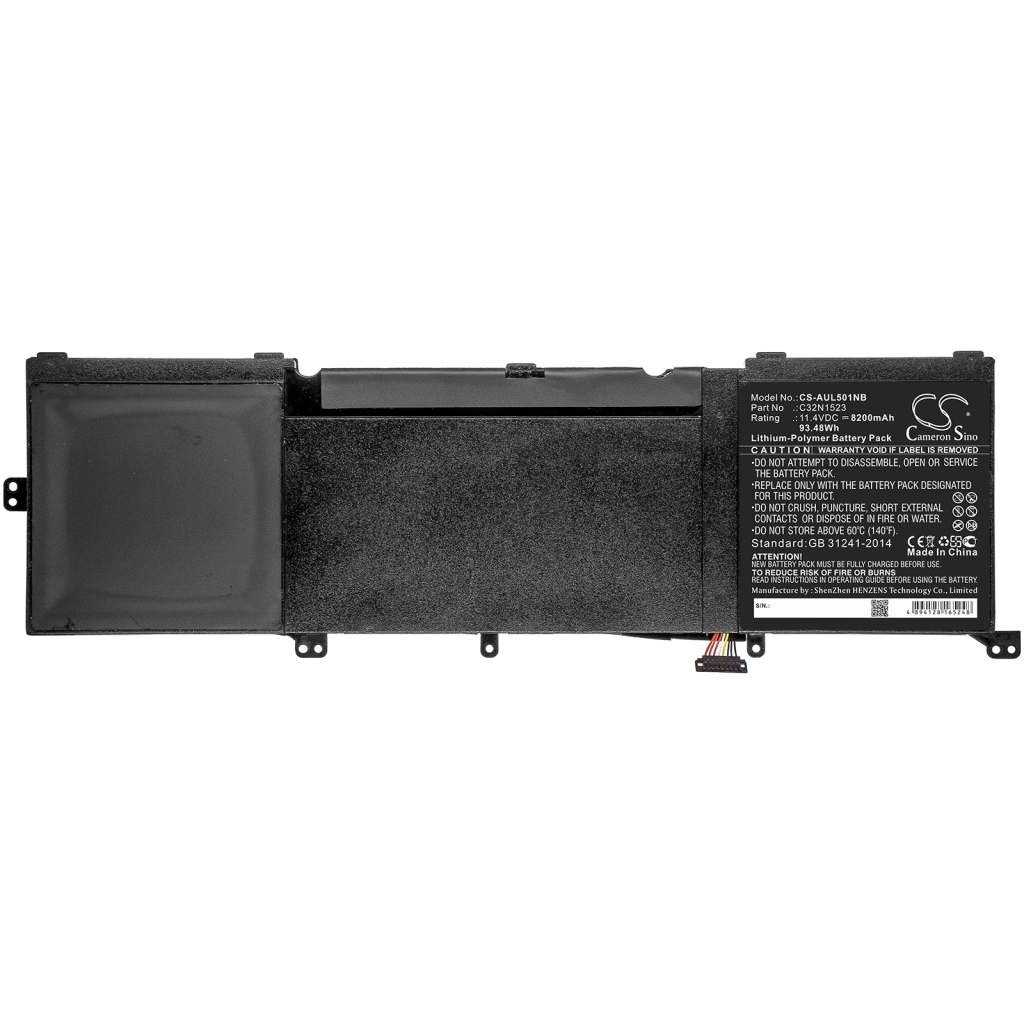 Batterier Ersätter Zenbook Pro UX501VW-DS71T