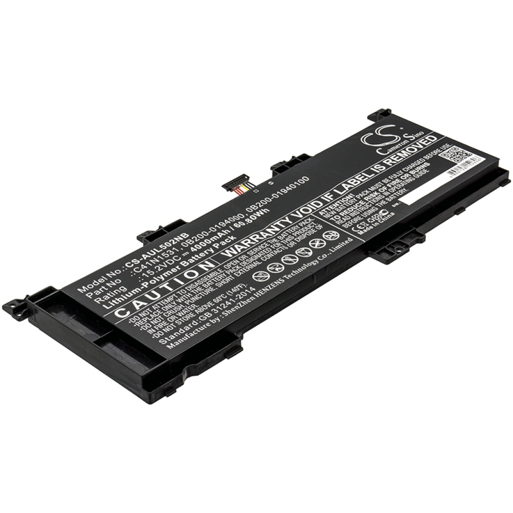 Batterier till bärbara datorer Asus CS-AUL502NB