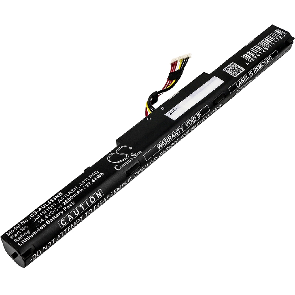 Batterier Ersätter ROG STRIX GL553VD