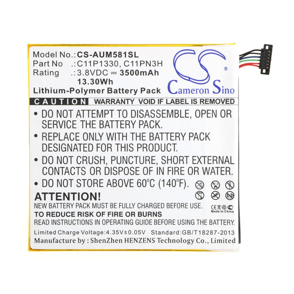 Batterier för surfplattor Asus CS-AUM581SL