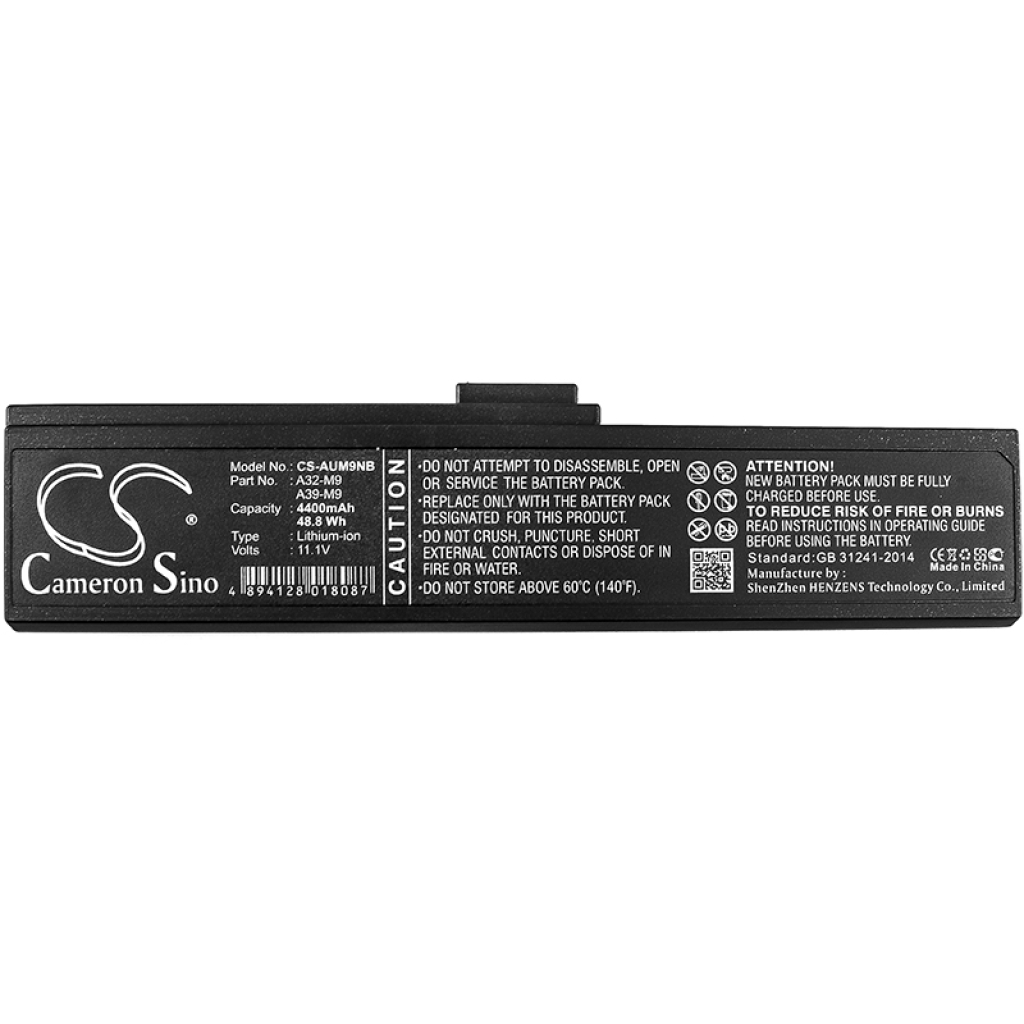 Batterier till bärbara datorer Asus CS-AUM9NB