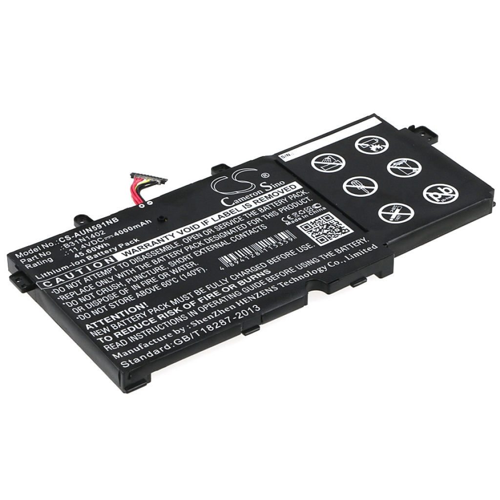 Batterier till bärbara datorer Asus CS-AUN591NB