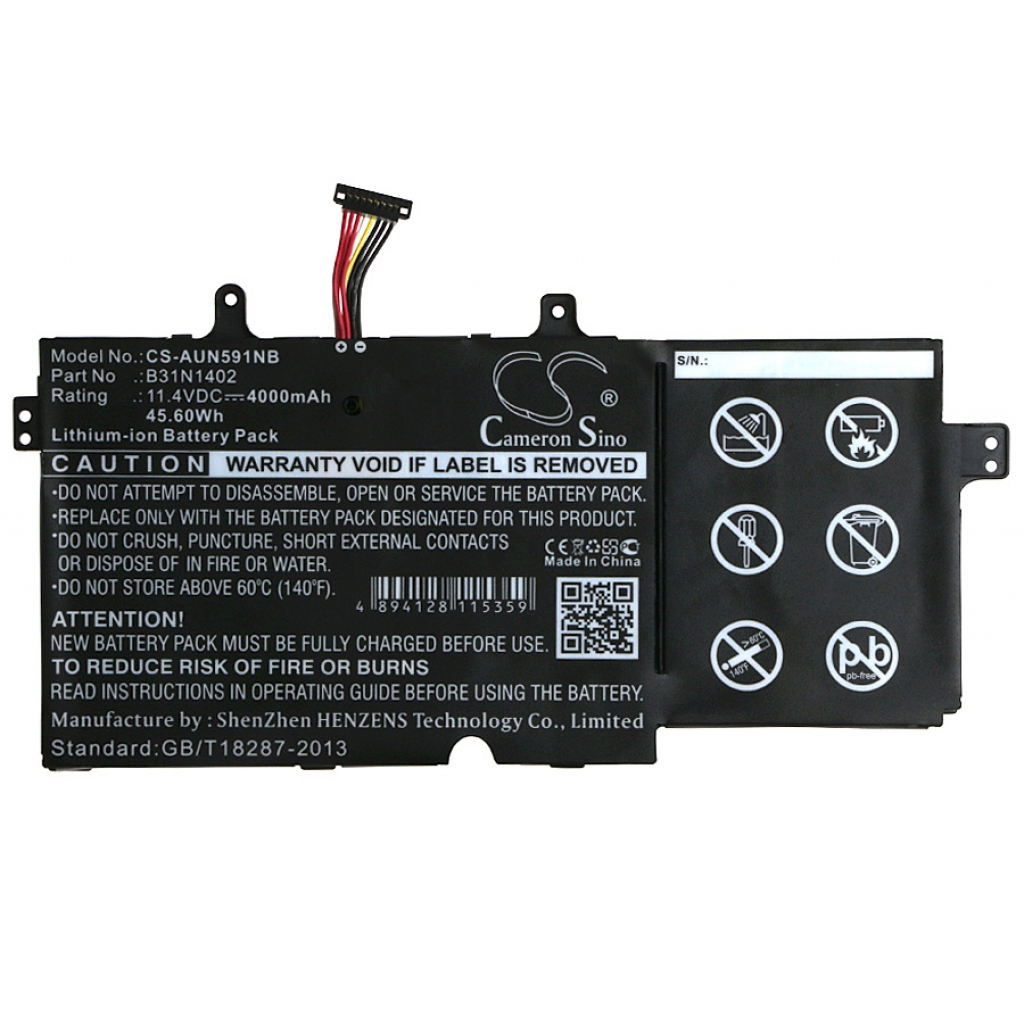 Batterier Ersätter Q551LN-BBI706