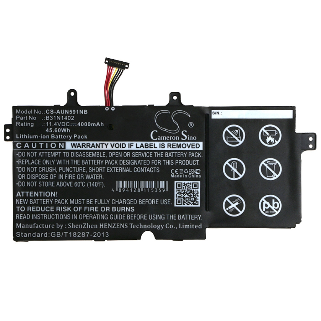 Battery Replaces B31N1402