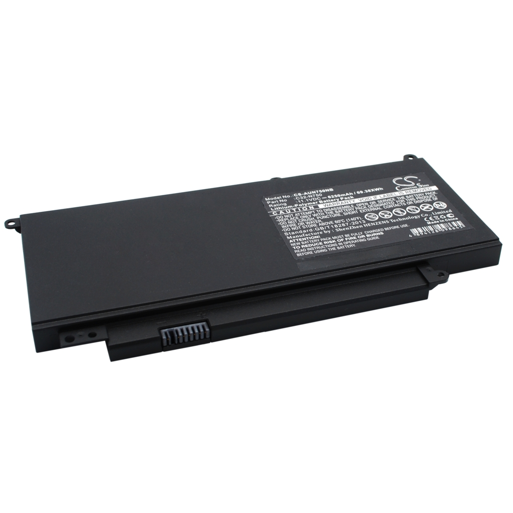 Batterier till bärbara datorer Asus CS-AUN750NB