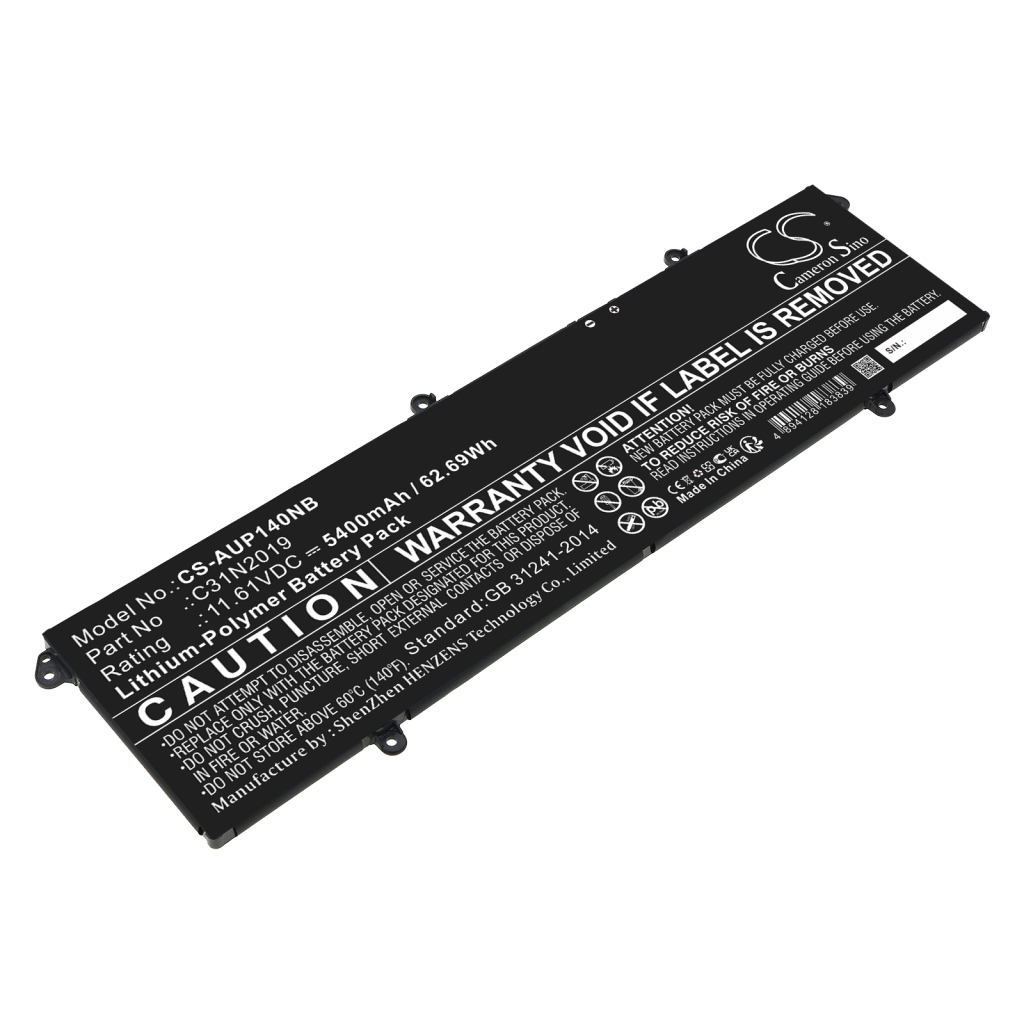 Batterier Ersätter VivoBook Pro 14 OLED K3400PA-KP115W