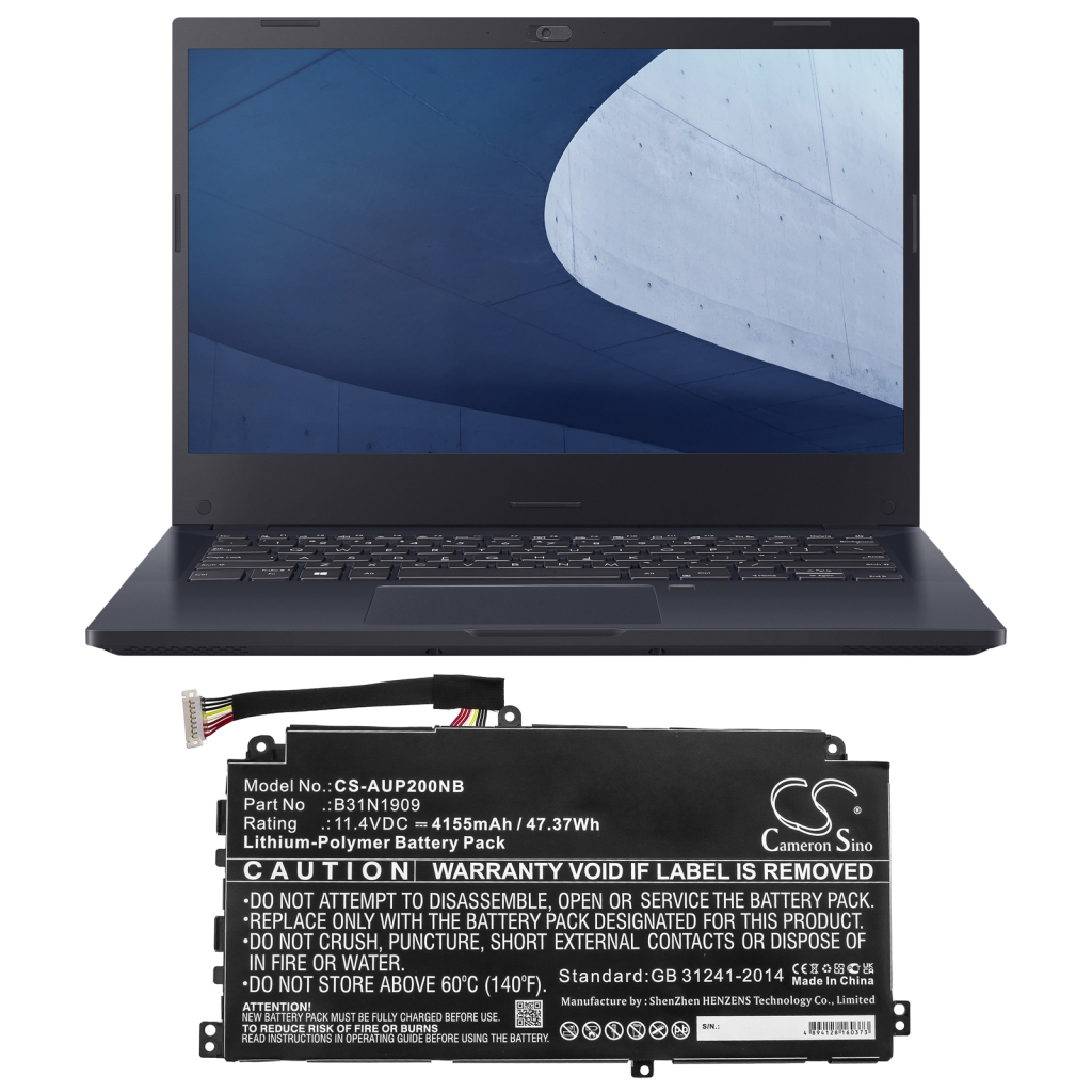 Batterier Ersätter ExpertBook P2 P2451FA-EK0335R