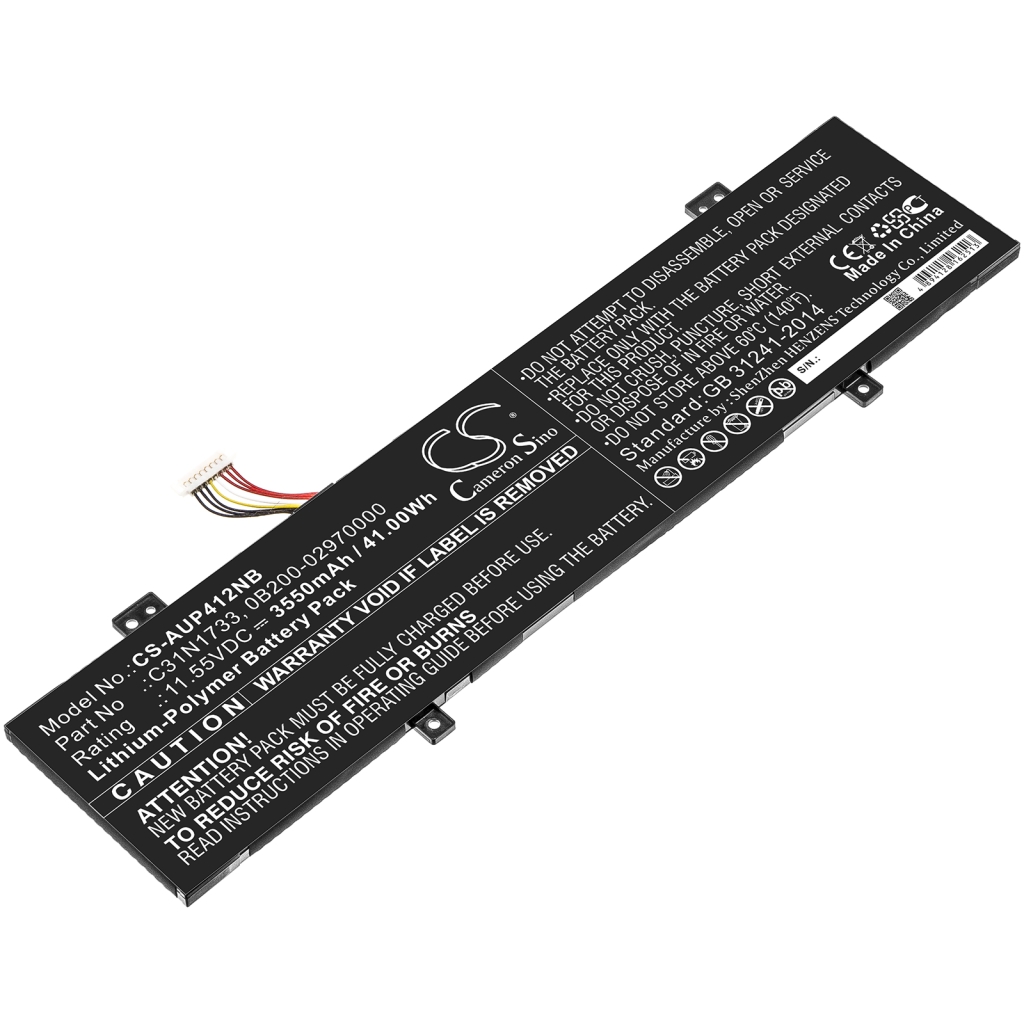 Batterier Ersätter VivoBook Flip 14 TP412UA-EC059T