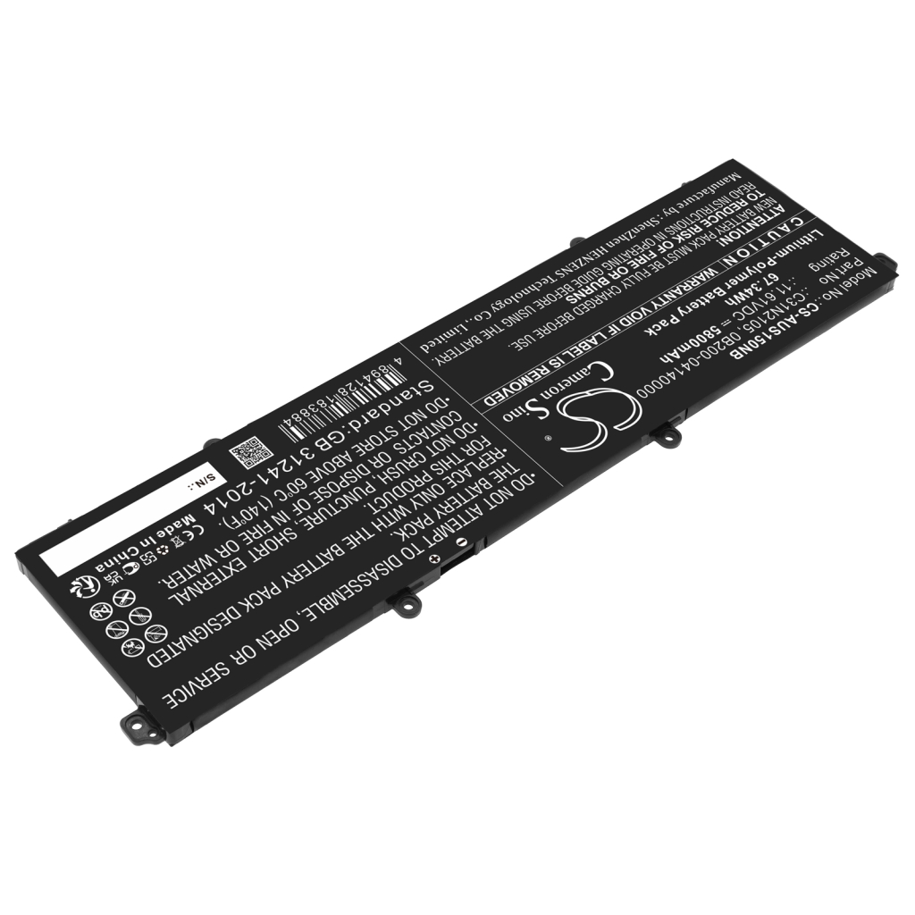 Batterier Ersätter VivoBook S 14 OLED K3402ZA-DB74