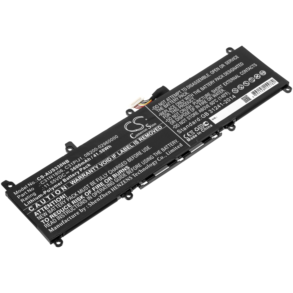 Batterier Ersätter VivoBook S13 S330FA-EY020T