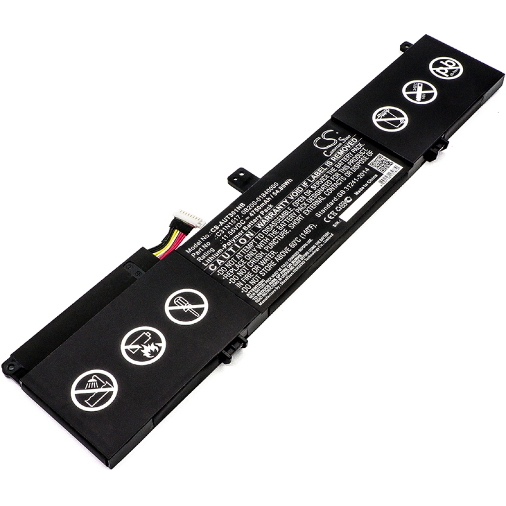 Batterier Ersätter VivoBook Flip TP301UA-C4054T