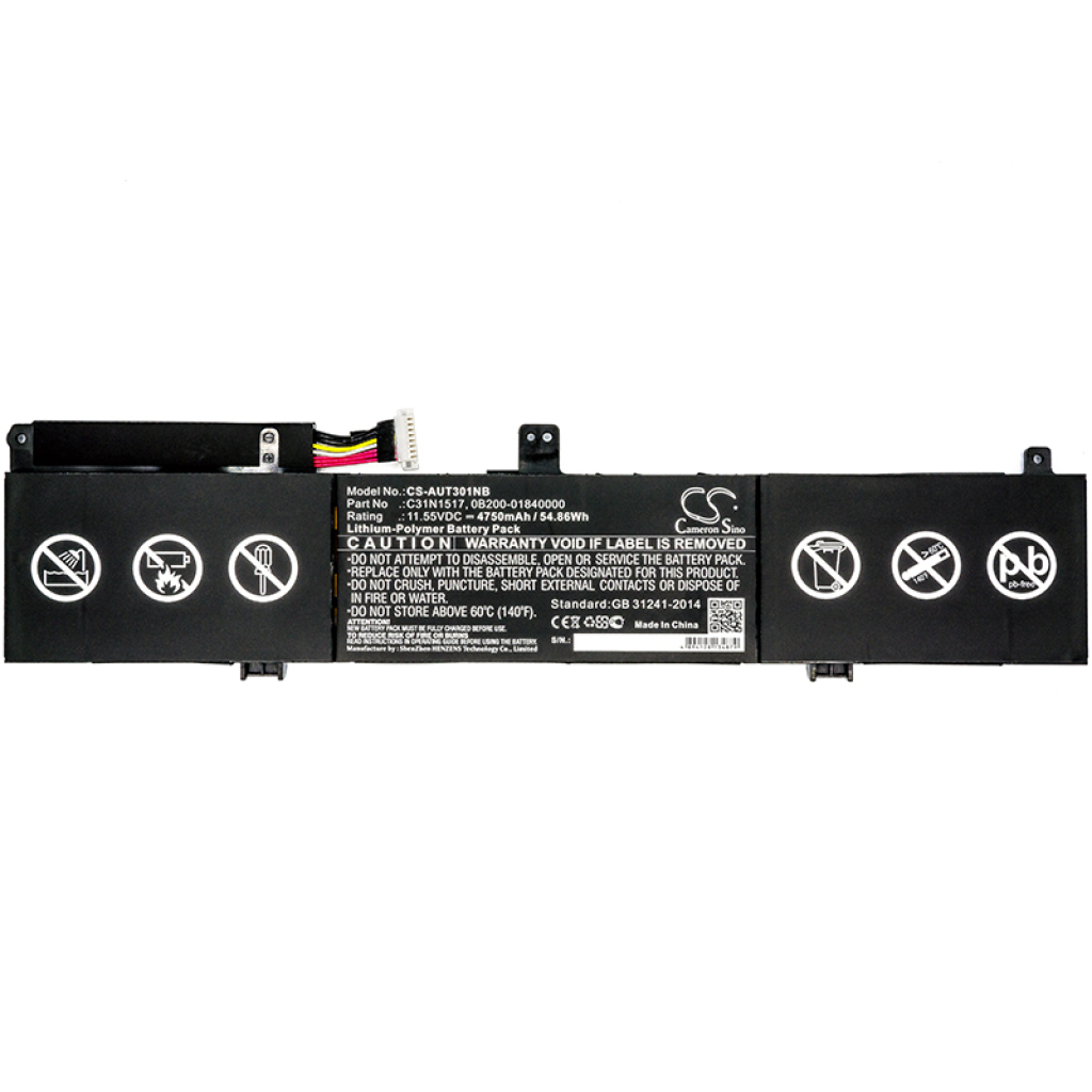 Batterier Ersätter VivoBook Flip TP301UA-C4054T
