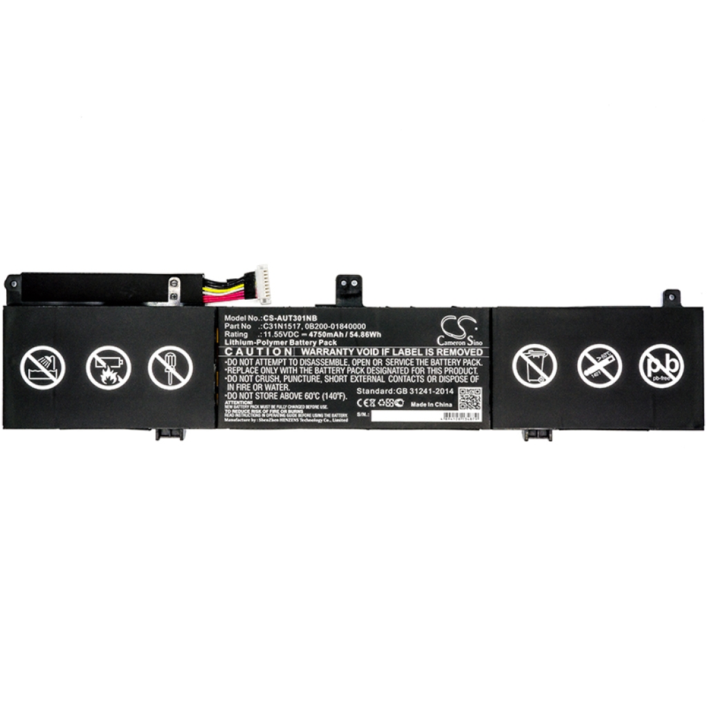 Battery Replaces C31N1517