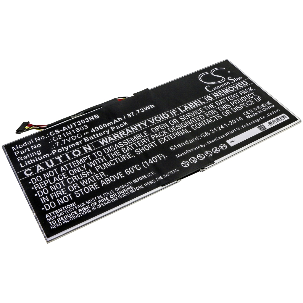 Batterier Ersätter T303UA-DS76T