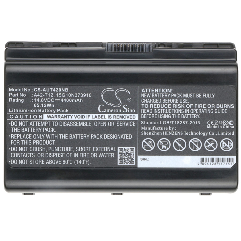 Batterier till bärbara datorer Asus CS-AUT420NB