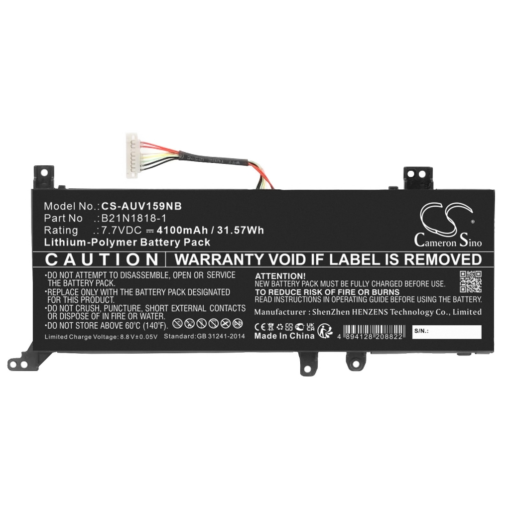 Batterier till bärbara datorer Asus CS-AUV159NB