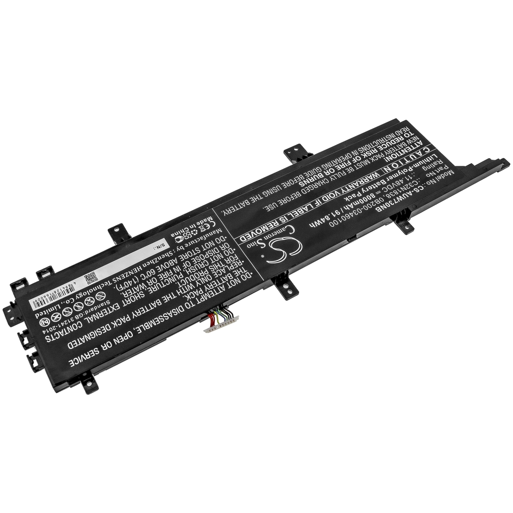 Batterier Ersätter ProArt StudioBook Pro X W730G5T-H8098R