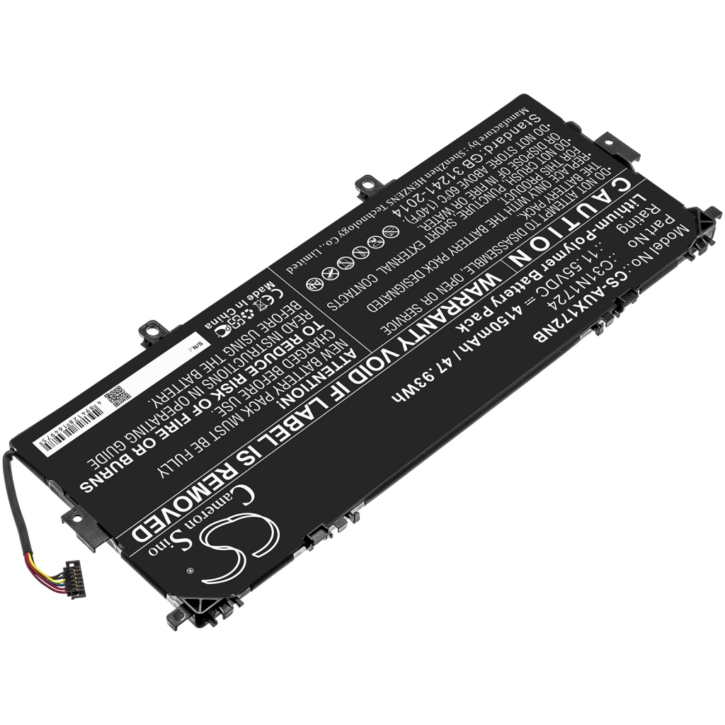 Batterier Ersätter ZenBook 13 UX331FNL-DH51T