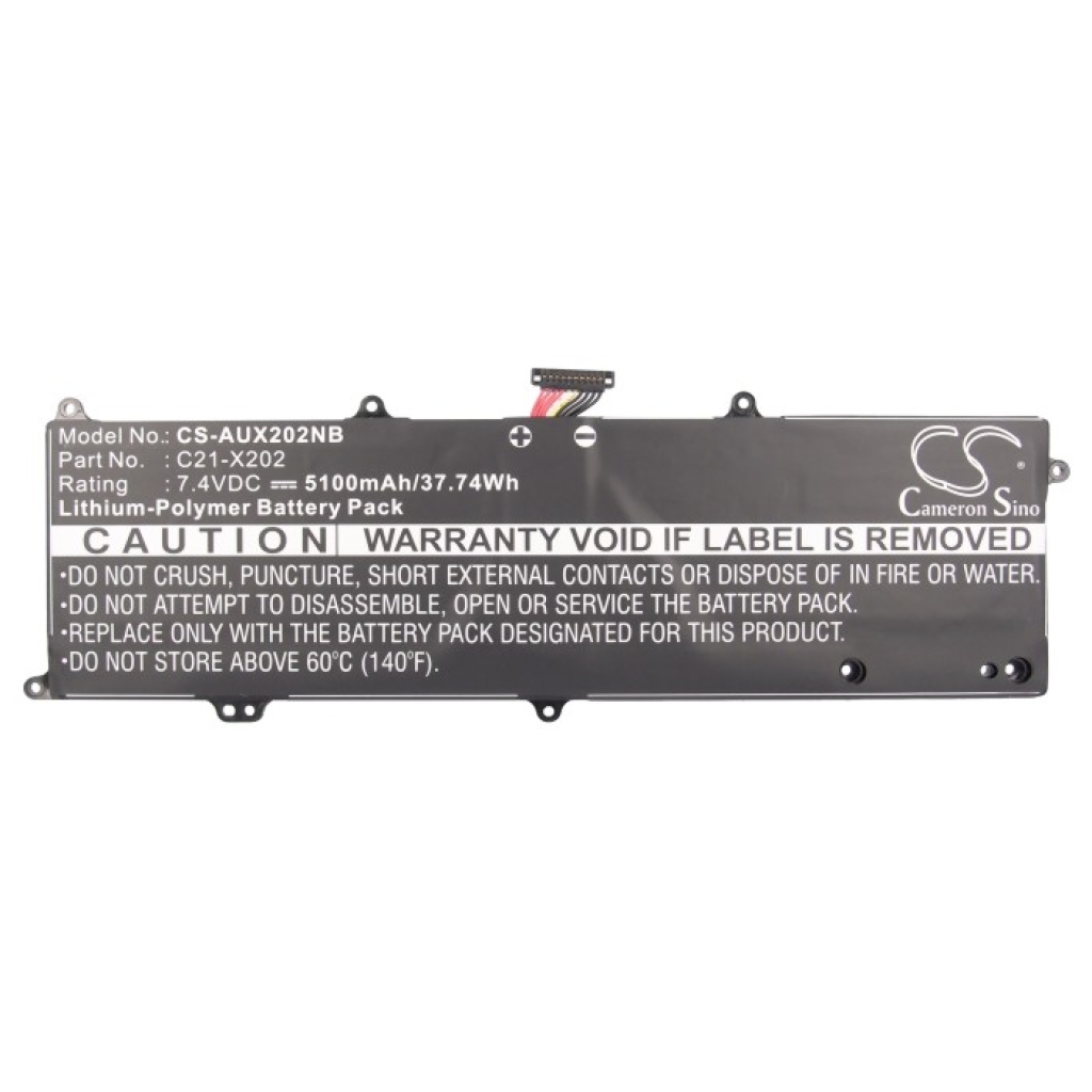 Batterier Ersätter VivoBook S200E-CT157H