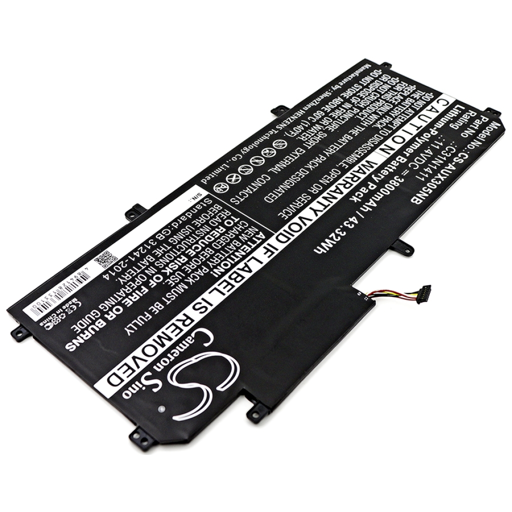 Batterier Ersätter Zenbook UX305FA-FB012H