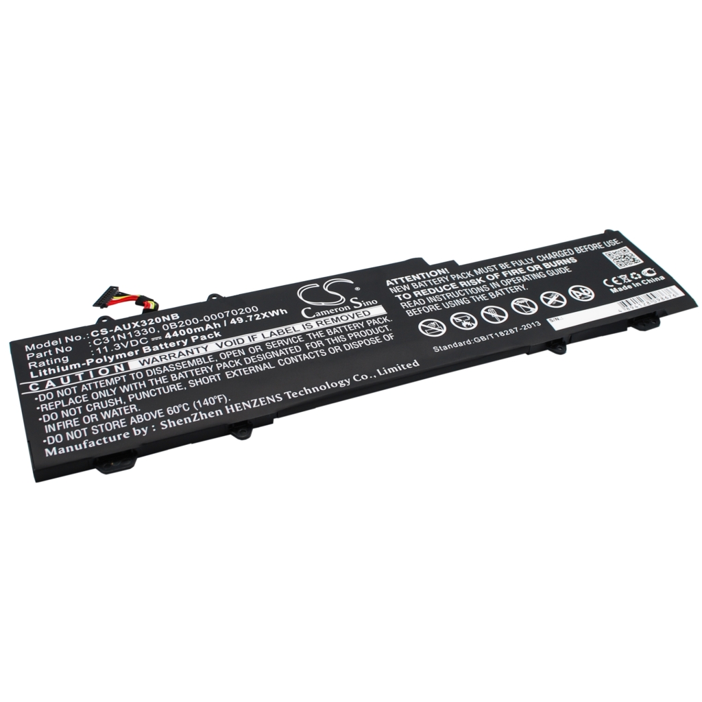 Batterier Ersätter Zenbook UX32LN-R4053H