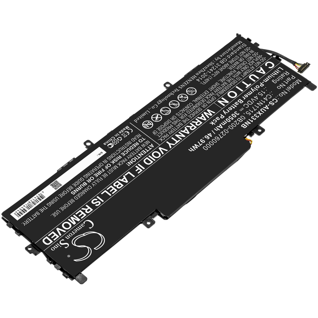 Batterier Ersätter Zenbook UX331UAL-0021C8250U
