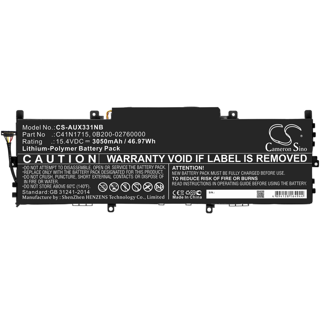 Notebook battery Asus Zenbook 13 UX331UN-EG006T