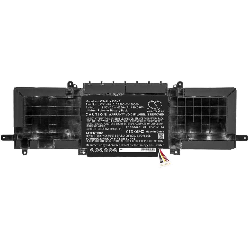 Batterier Ersätter UX333FA-A4041T