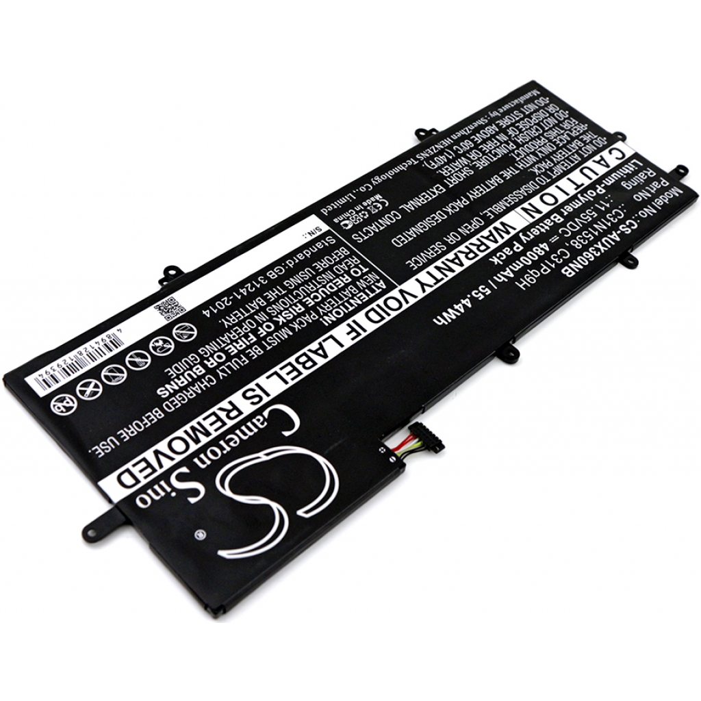 Batterier Ersätter Zenbook Flip UX360UAK-BB283T