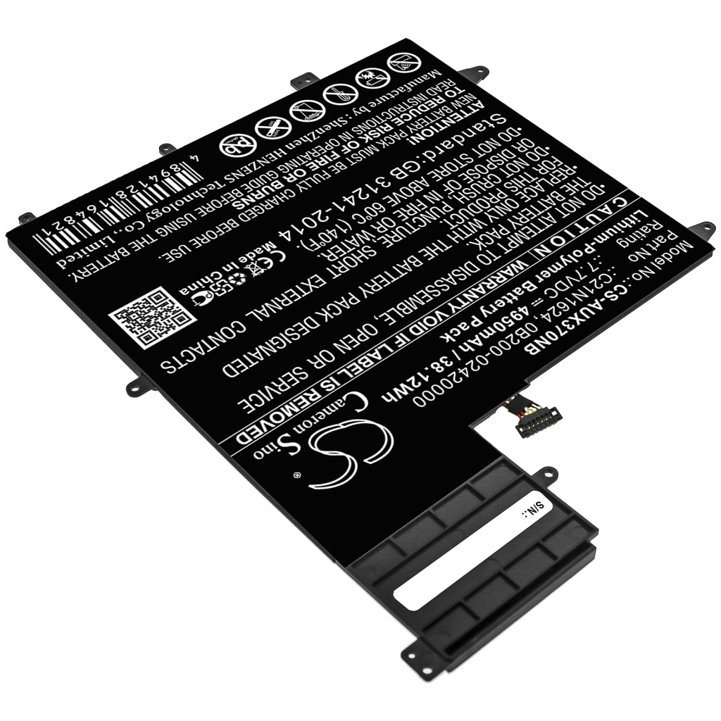Batterier Ersätter ZenBook Flip S UX370UA-C4196R