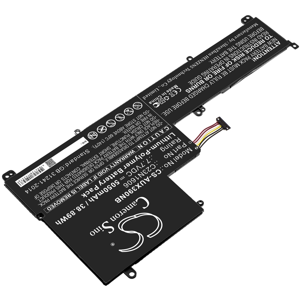 Batterier Ersätter ZenBook UX390UAK