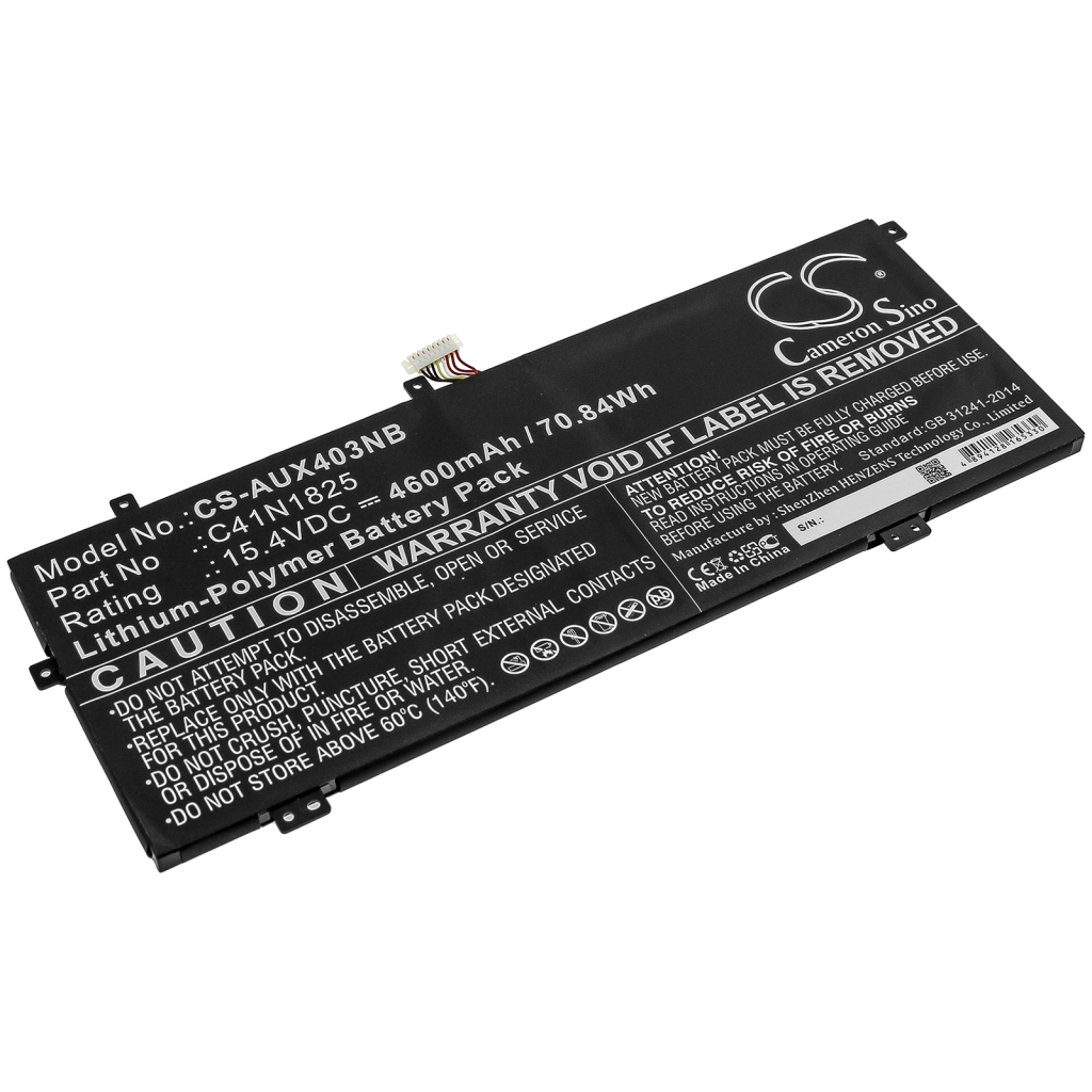 Battery Replaces C41N1825