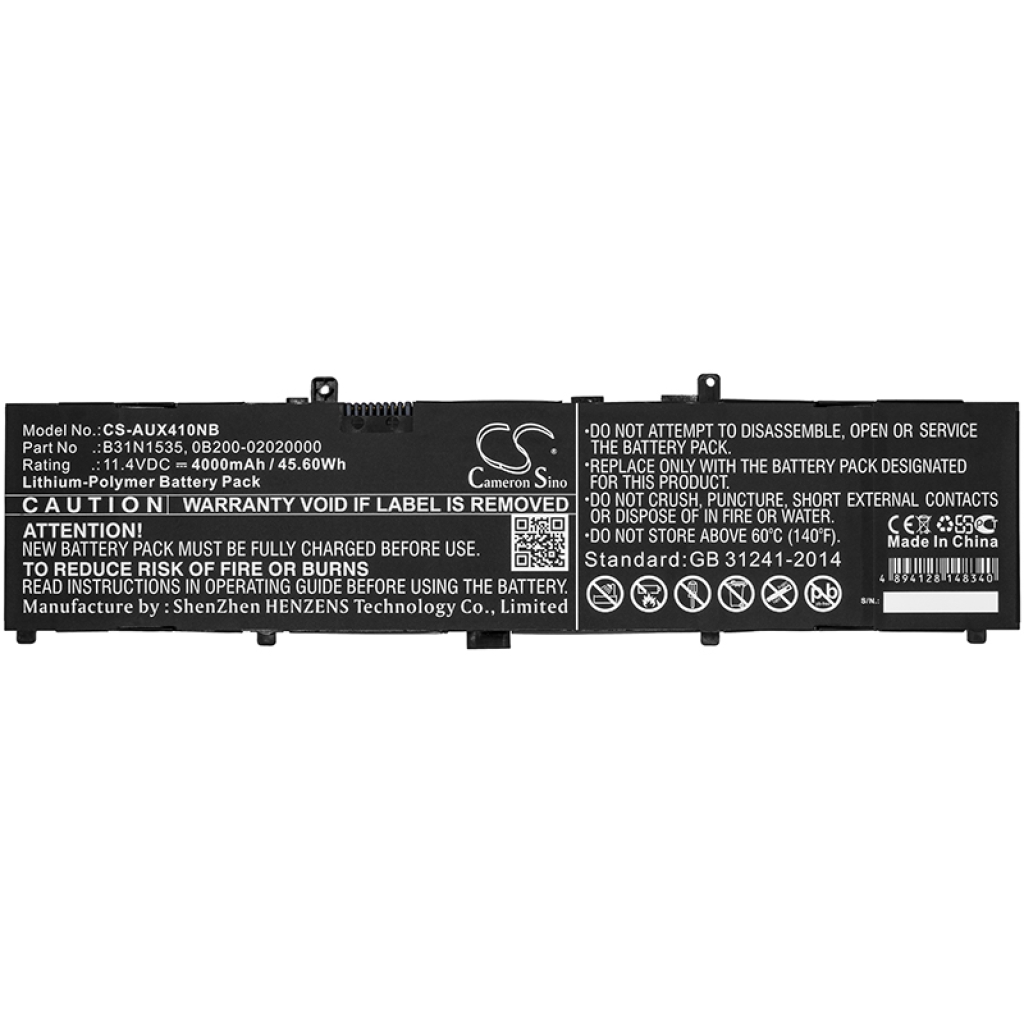 Battery Replaces B31N1535