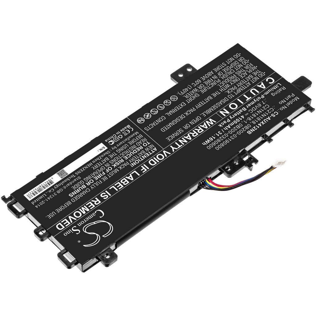 Batterier Ersätter VivoBook 15 F512DA-EJ109T