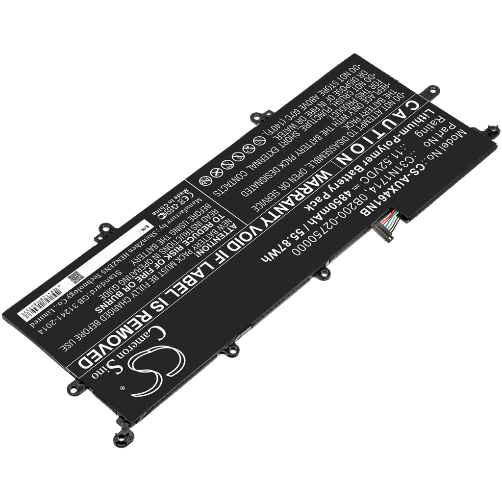 Batterier Ersätter ZENBOOK FLIP 14 UX461UA-E1010T