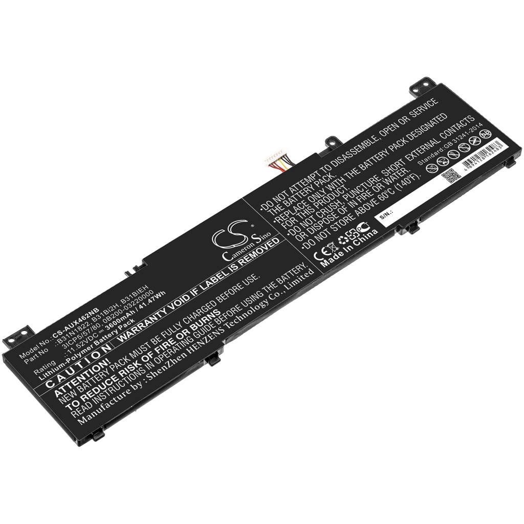 Batterier Ersätter ZenBook Flip 14 UX462DA-AI016T