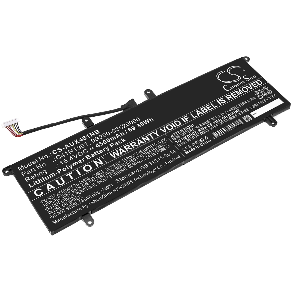 Batterier till bärbara datorer Asus CS-AUX481NB