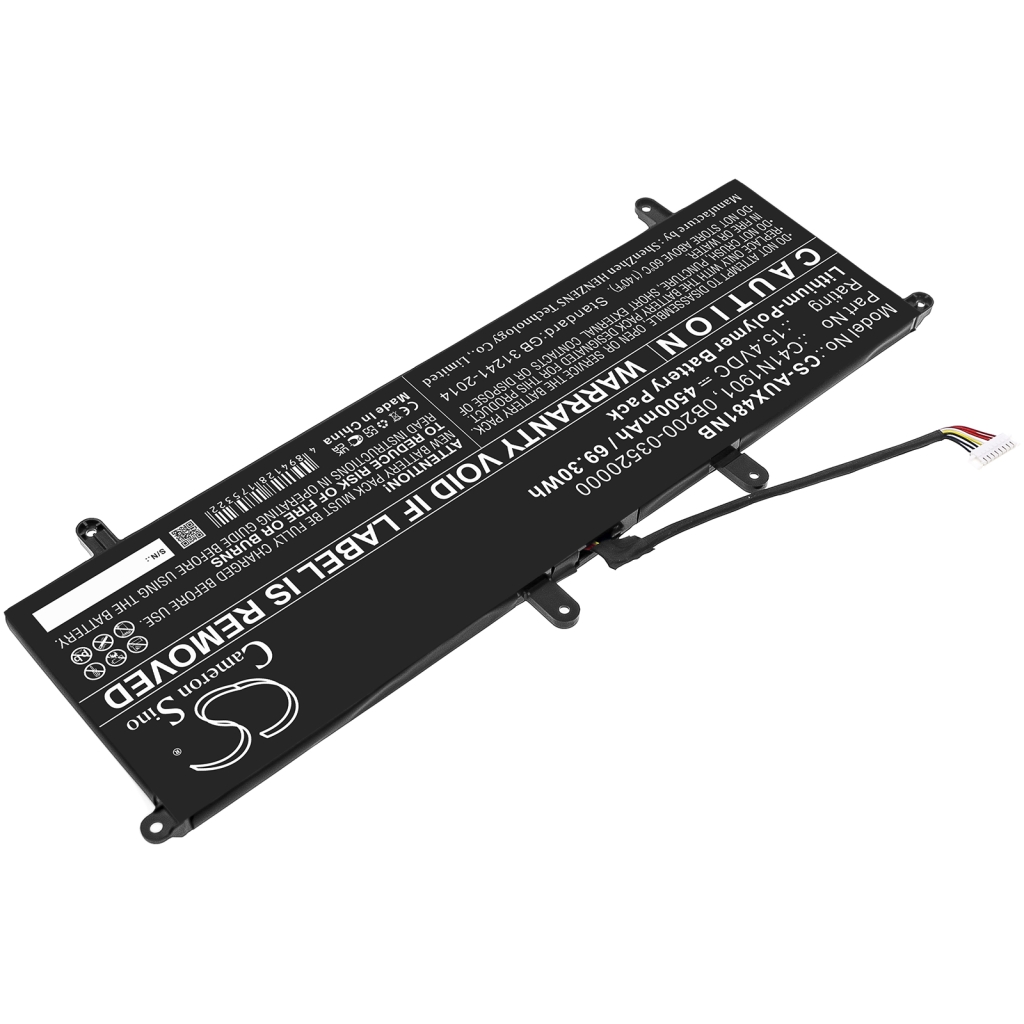 Batterier Ersätter ZenBook DUO UX481FL-BM056T
