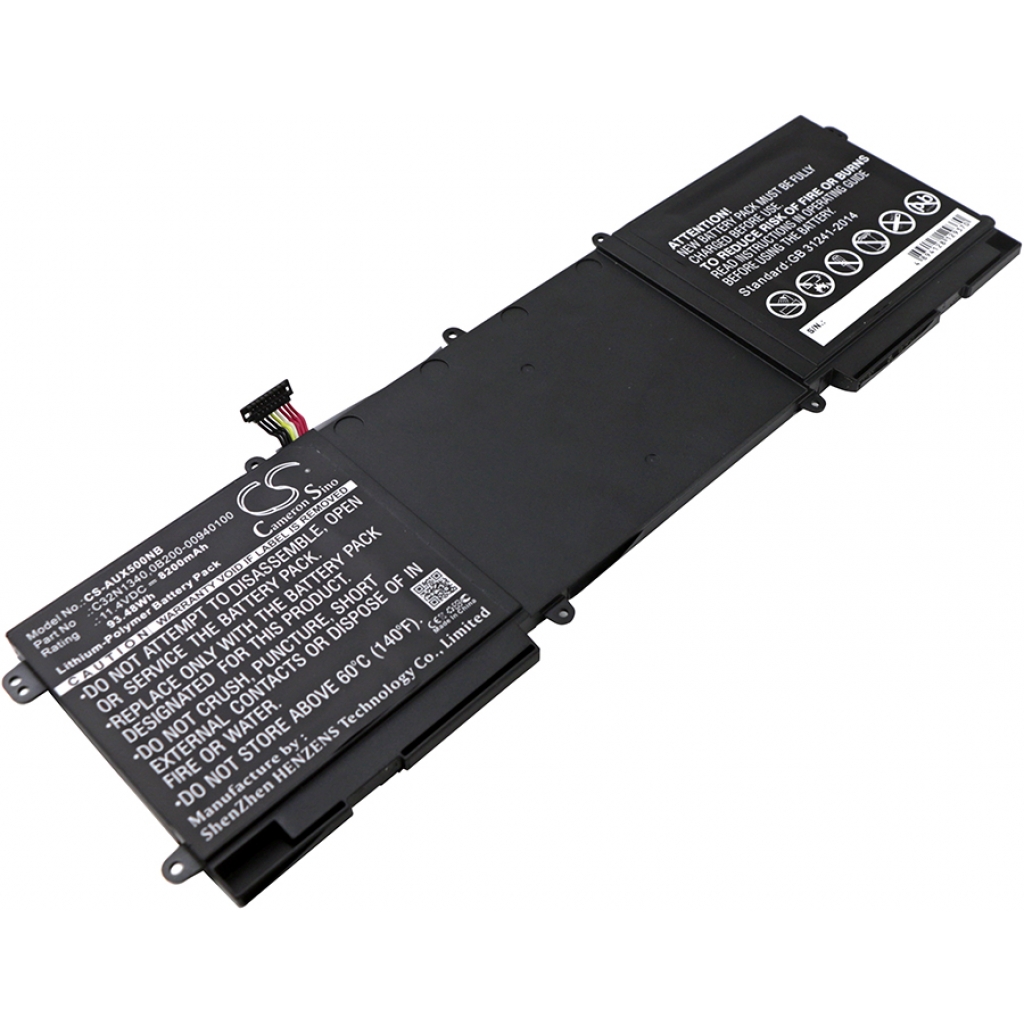 Batterier Ersätter Zenbook NX500JKDR004H